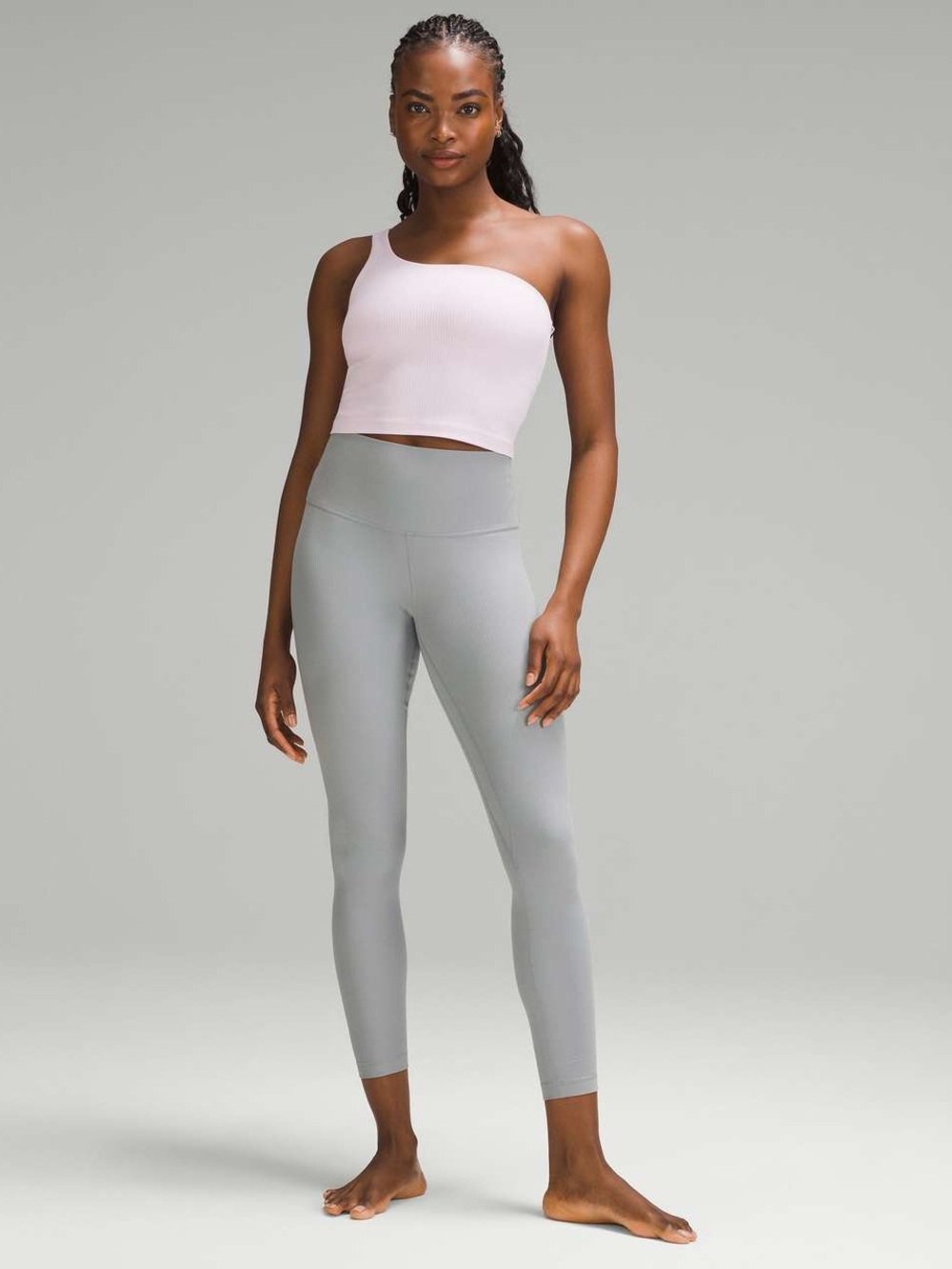 Lululemon Align Ribbed High-Rise Pant 28" Size 6 Rhino Grey Yoga Leggings